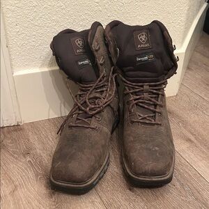 Ariat Men's Dark Brown Lace-Up Boots